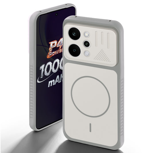 Dual Tone Silicone Grip Back Cover with Camera Protection for Realme P4 Power 5G