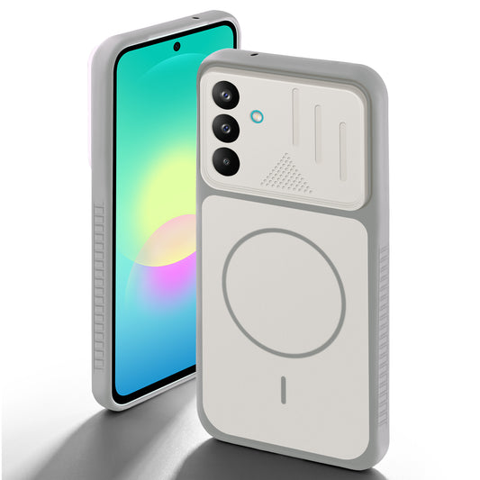 Dual Tone Silicone Grip Back Cover with Camera Protection for Samsung A27 5G