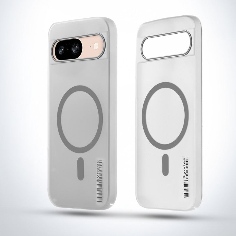 Frosted Sleek Matte Wireless Charging Support Back Cover Case for Google Pixel 8A With Raised Camera Protection