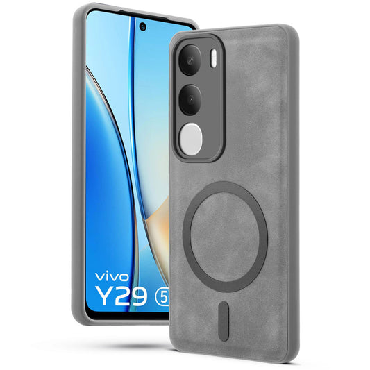 Cushion Grip Leather Case for Vivo Y29 5G