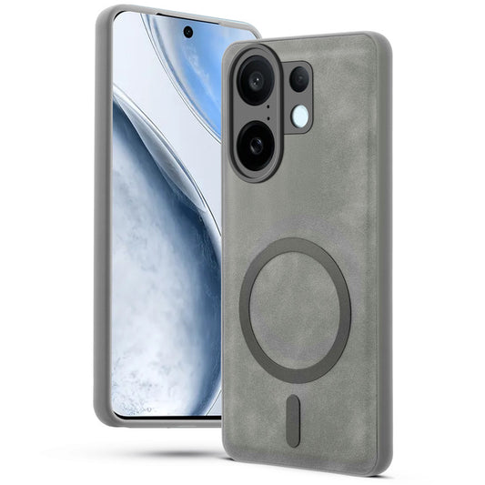 Cushion Grip Leather Case for Vivo X200 FE 5G
