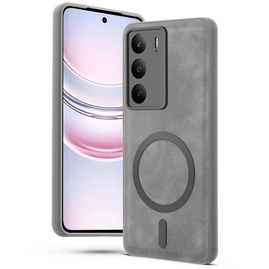 Cushion Grip Leather Case for Realme P3 Lite 5G