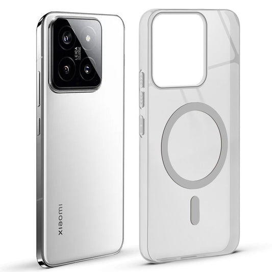 Anti-Yellow Scratch Resistant Case Support Wireless Charging Back Cover For Xiaomi 14 5G
