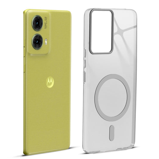 Anti-Yellow Scratch Resistant Case Support Magnetic Accessories Back Cover For Motorola Moto G85 5G
