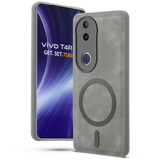 Cushion Grip Leather Case for Vivo T4R 5G