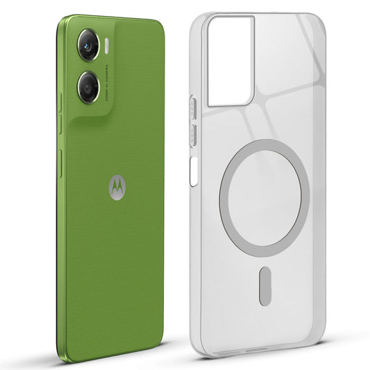 Anti-Yellow Scratch Resistant Case Support Magnetic Accessories Back Cover For Motorola G06 Power 5G