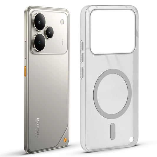 Anti-Yellow Scratch Resistant Case Support Magnetic Accessories Back Cover For Realme P4 5G