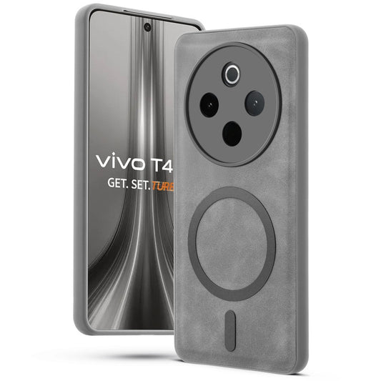 Cushion Grip Leather Case for iQOO Z10 5G