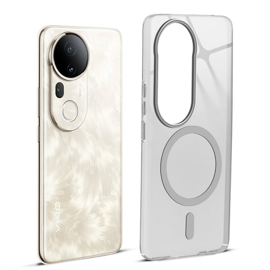 Anti-Yellow Scratch Resistant Case Support Magnetic Accessories Back Cover For Vivo T4 Ultra 5G