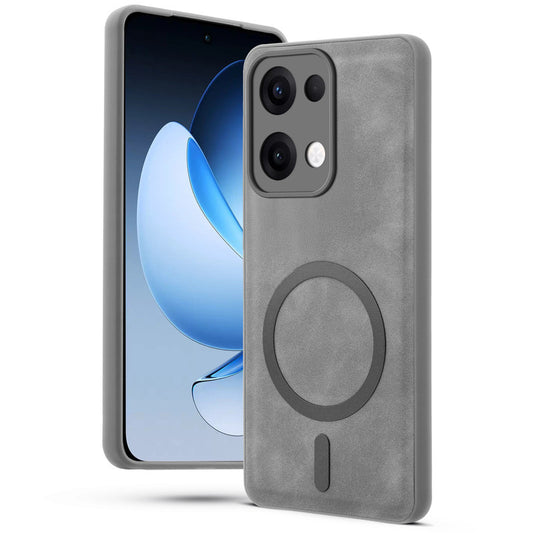Cushion Grip Leather Case for Oppo Reno 13 5G