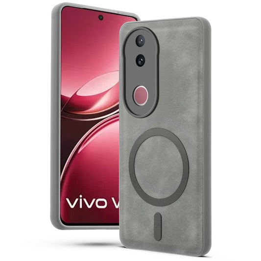 Cushion Grip Leather Case for Vivo V50 5G