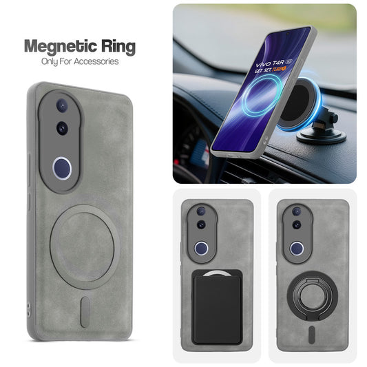 Cushion Grip Leather Case for Vivo T4R 5G