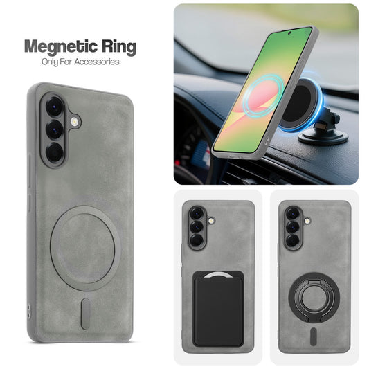 Cushion Grip Leather Case for Samsung A56 5G