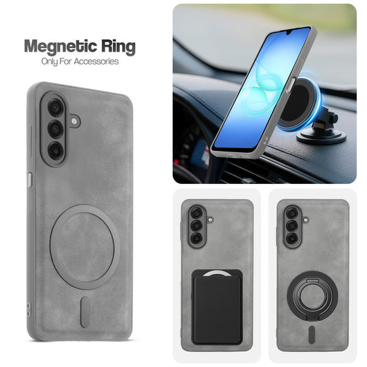 Cushion Grip Leather Case for Samsung A17 5G