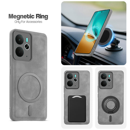 Cushion Grip Leather Case for Realme 14T 5G