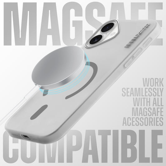 Frosted Sleek Matte Wireless Charging Support Back Cover Case For Apple iPhone 17 With Raised Camera Protection