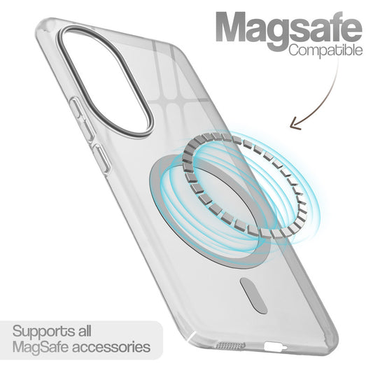 Anti-Yellow Scratch Resistant Case Support Magnetic Accessories Back Cover For Honor 90 5G