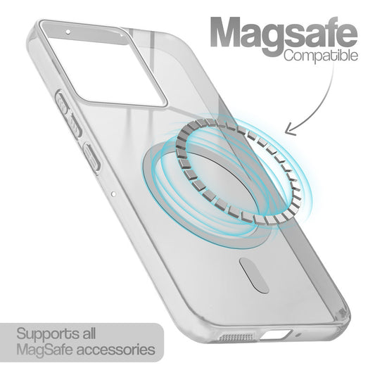 Anti-Yellow Scratch Resistant Case Support Magnetic Accessories Back Cover For Motorola G86 Power 5G