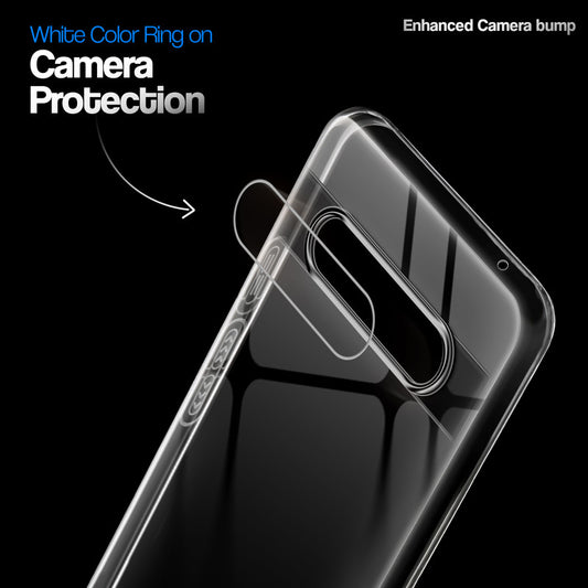 Crystal Clear Colorful Camera Ring Back Case for Google Pixel 7A