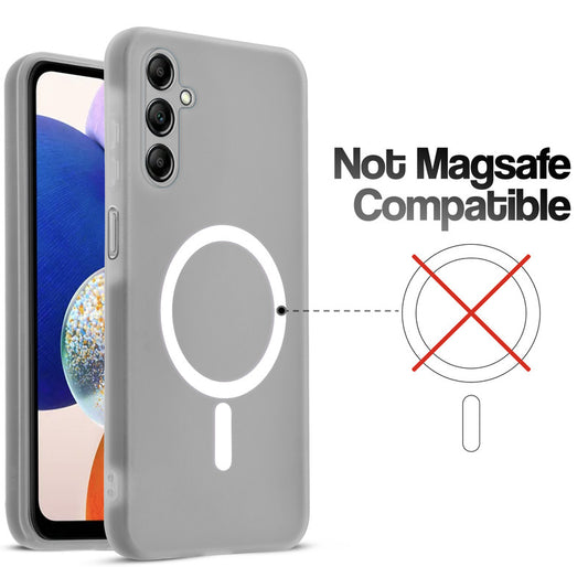 Classic Matte Silicone Back Case for Samsung A14 5G