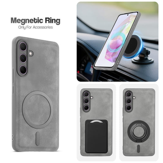 Cushion Grip Leather Case for Samsung A35 5G