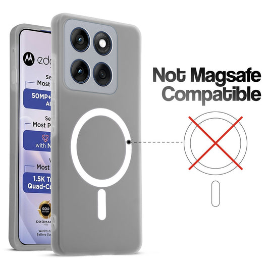 Classic Matte Silicone Back Case for Motorola Moto Edge 60 Pro 5G