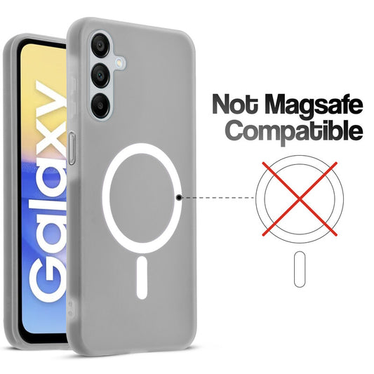 Classic Matte Silicone Back Case for Samsung A15 5G