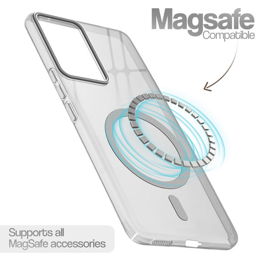 Anti-Yellow Scratch Resistant Case Support Magnetic Accessories Back Cover For Motorola Moto G85 5G