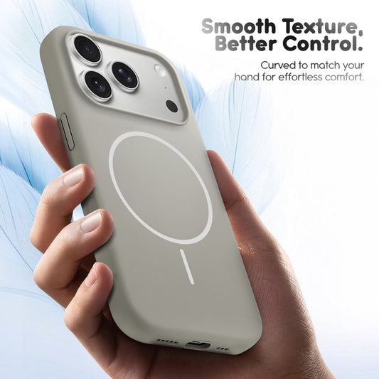 Cloud Feel Silicone Case for Apple iphone 17 Pro Max – Supports Wireless Charging