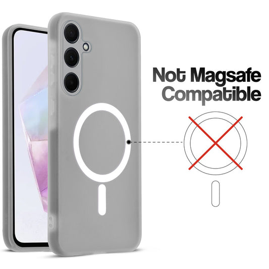 Classic Matte Silicone Back Case for Samsung A35 5G