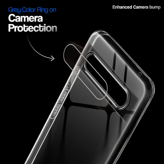 Crystal Clear Anti-Yellow Transparent Back Cover Case With Camera Ring Protection for Google Pixel 8A 5G
