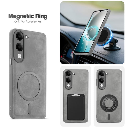 Cushion Grip Leather Case for Vivo Y19e