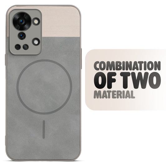 Hybrid PU Leather Matte Cover for OnePlus Nord 2T 5G