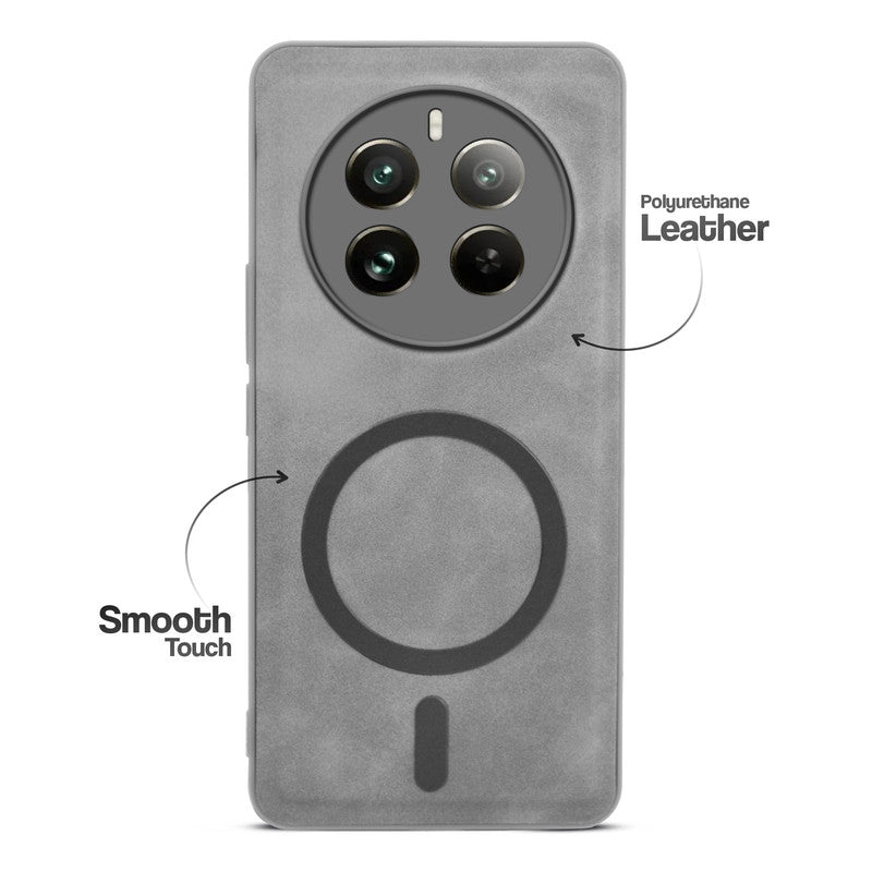 Cushion Grip Leather Case for Realme 12 Pro 5G
