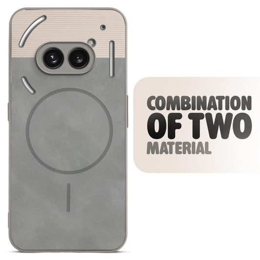 Hybrid PU Leather Matte Cover for Nothing Phone 2A