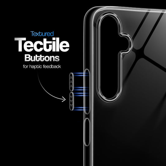 Crystal Clear Anti-Yellow Transparent Back Cover Case With Camera Ring Protection for Samsung A17 5G