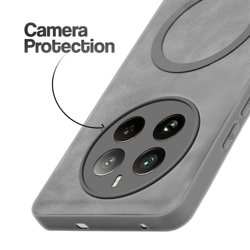 Cushion Grip Leather Case for Realme 12 Pro 5G