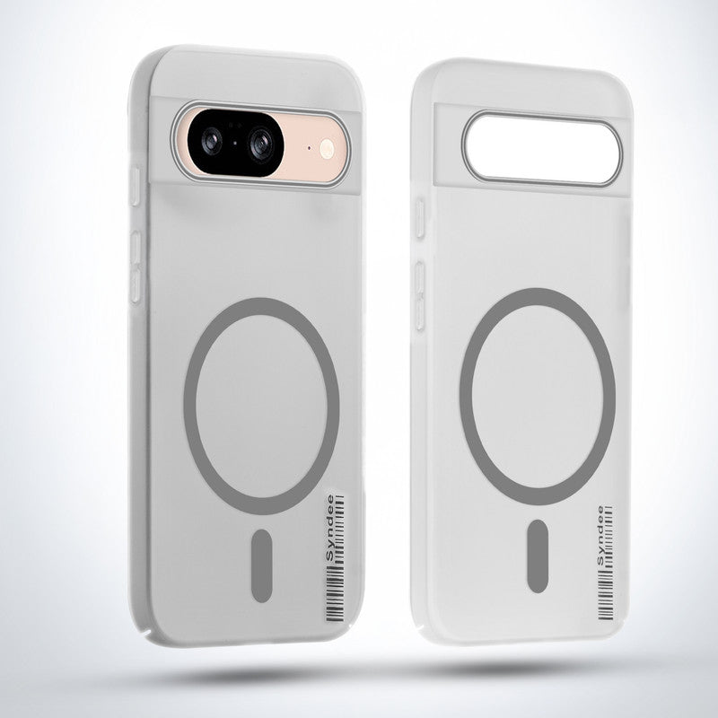 Frosted Sleek Matte Wireless Charging Support Back Cover Case for Google Pixel 8A With Raised Camera Protection