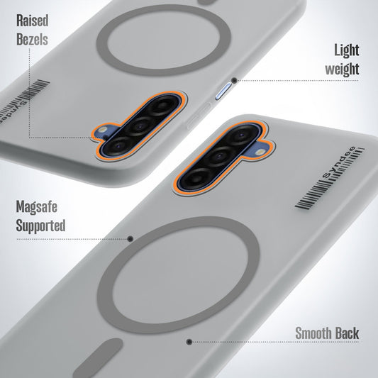 Colorful Frosted Matte Wireless Charging Support For Samsung M17 5G