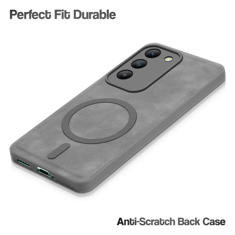 Cushion Grip Leather Case for Vivo T3 5G