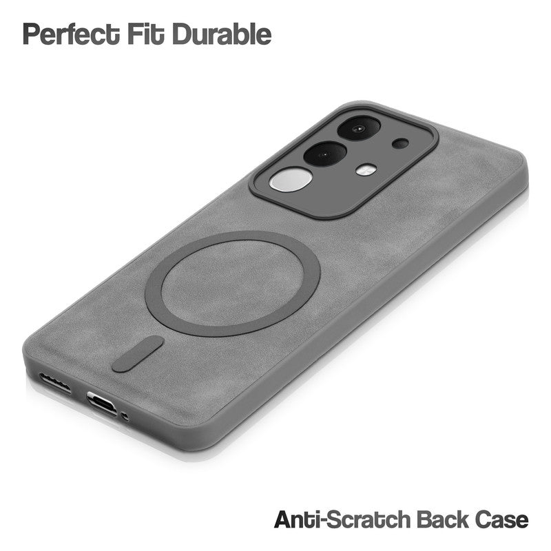Cushion Grip Leather Case for Vivo T4x 5G