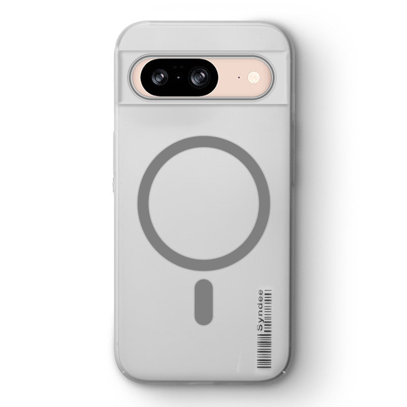 Frosted Sleek Matte Wireless Charging Support Back Cover Case for Google Pixel 8A With Raised Camera Protection
