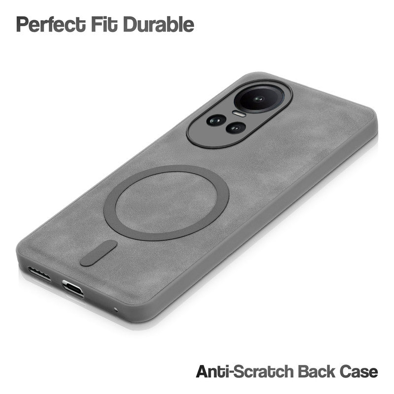 Cushion Grip Leather Case for Oppo Reno 10 5G