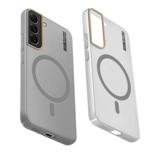 Colourful Frosted Matte Wireless Charging Support Back Cover Case for Samsung S22 5G With Raised Camera Protection
