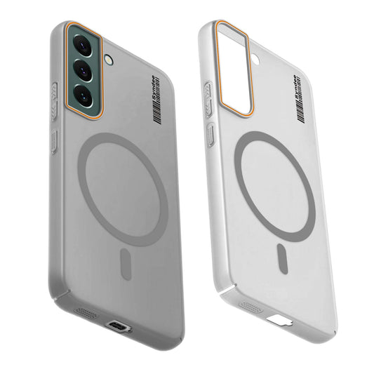 Colourful Frosted Matte Wireless Charging Support Back Cover Case for Samsung S22 Plus 5G With Raised Camera Protection