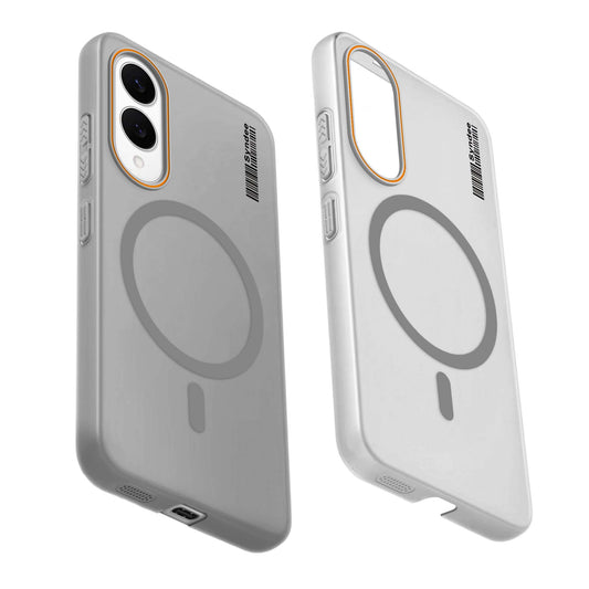 Colourful Frosted Matte Wireless Charging Support Back Cover Case for Samsung S25 Edge With Raised Camera Protection