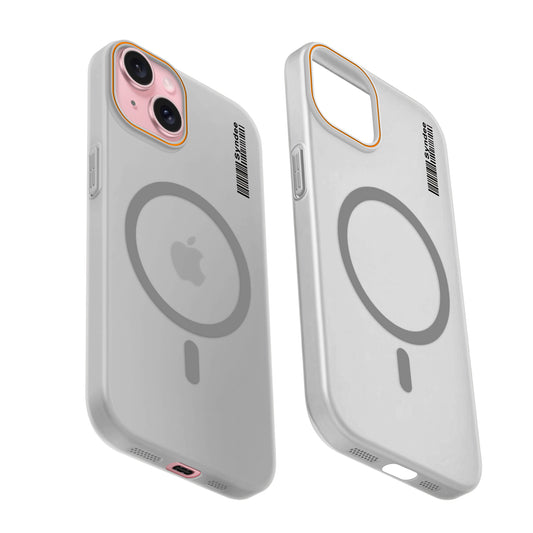 Colourful Frosted Matte Wireless Charging Support Back Cover Case for Apple iPhone 15 With Raised Camera Protection