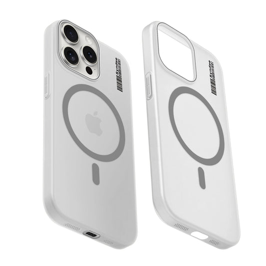 Frosted Sleek Matte Wireless Charging Support Back Cover Case For Apple iPhone 15 Pro With Raised Camera Protection