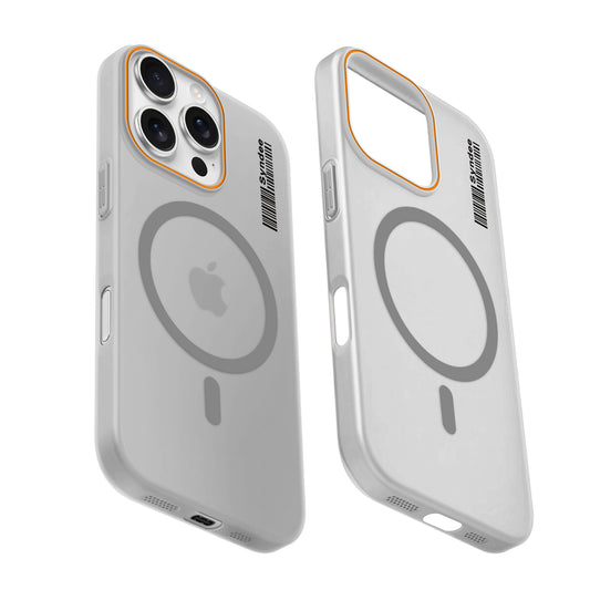 Colourful Frosted Matte Wireless Charging Support Back Cover Case for Apple iPhone 16 Pro With Raised Camera Protection