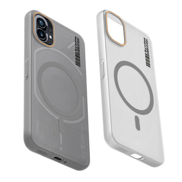 Colourful Frosted Matte Wireless Charging Support Back Cover Case for Nothing Phone 1 With Raised Camera Protection
